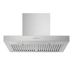 TruArctic TAWM30SS Range Hood, 30 inch Exterior Width, Chimney, 400 CFM, LED, Dishwasher Safe Filters, Stainless Steel colour