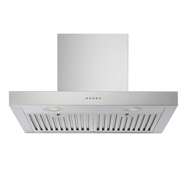 TruArctic TAWM30SS Range Hood, 30 inch Exterior Width, Chimney, 400 CFM, LED, Dishwasher Safe Filters, Stainless Steel colour